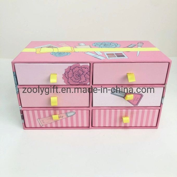 Factory Custom Rigid Cardboard Flower Box Rose Box Round Wedding Paper Flower Gift Packaging Box with Ribbon Handle Flower Basket