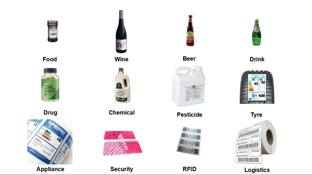 Household Commodities Liquid Washing Detergent Vinyl Sticker Label for Plastic Bottles