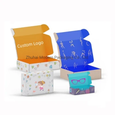 Cmyk Printing Cardboard Paper Package Mailing Boxes Mailer Packaging Shipper Corrugated Box