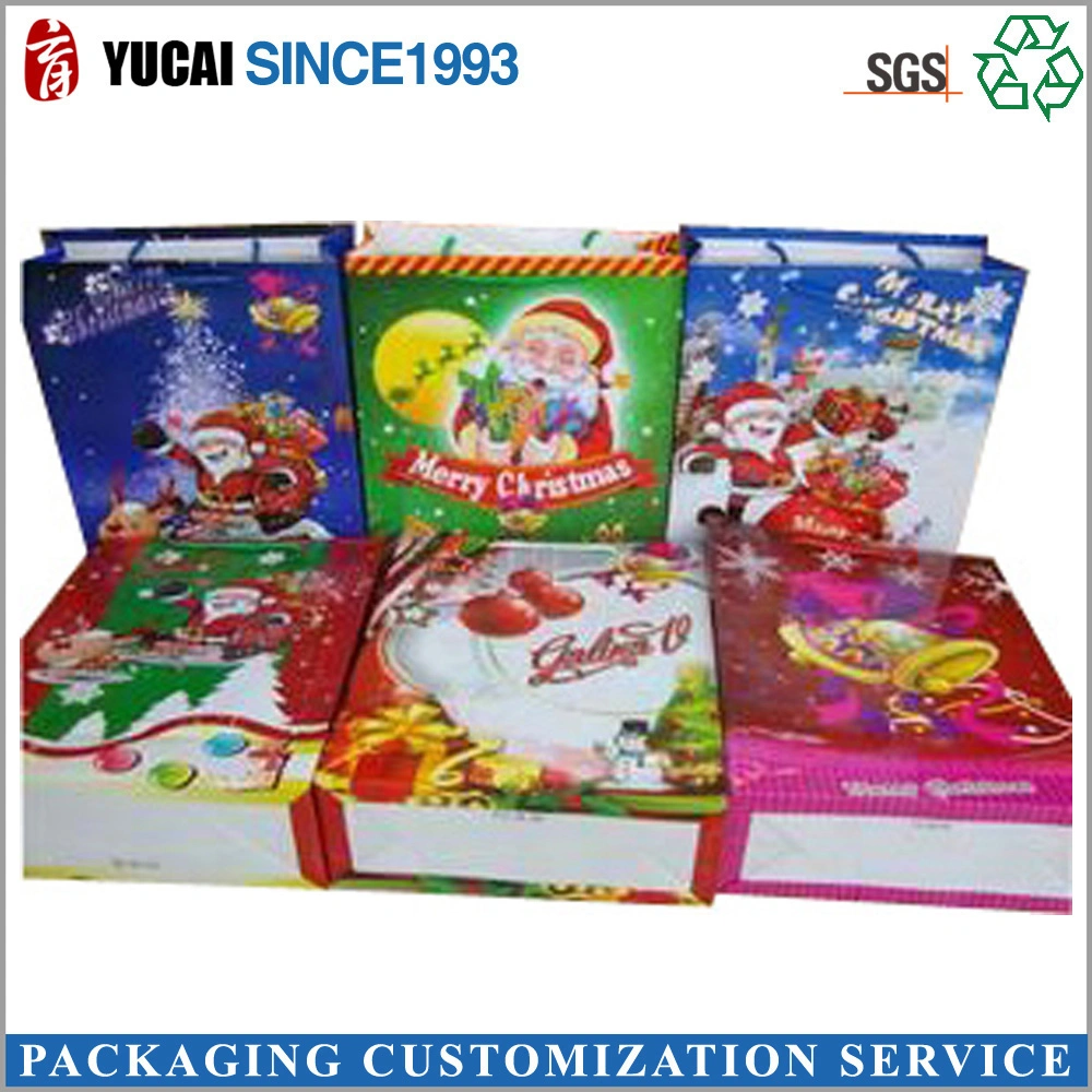2022 Newly Designed Christmas Paper Gift Bags