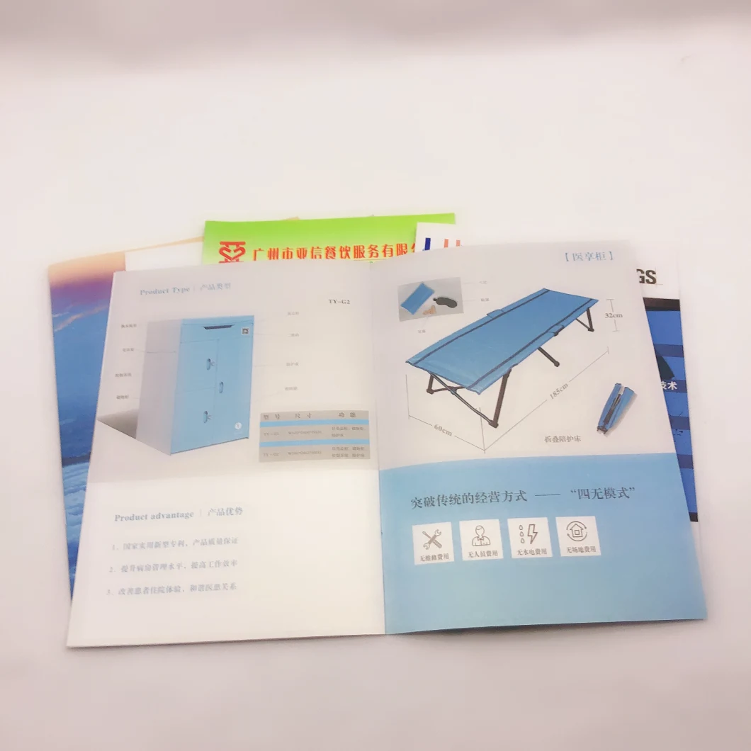 Cheap Tri-Fold Pamphlet Booklet Printing Brochure Guangzhou Printer
