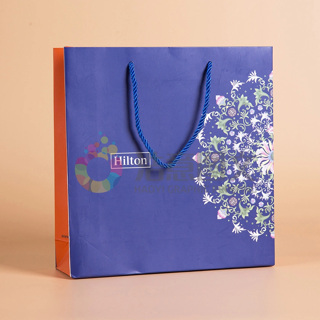China Factory Wholesale Luxury High Quality Designer Custom Printing Fashion Shopping Packaging Tote Gift Paper Bag for Cosmetic/Clothing/Gift