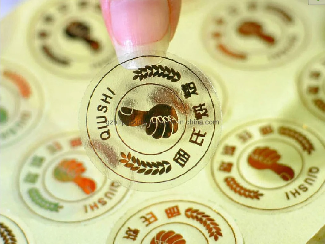 Wholesale Custom Transparent Mini Vinyl Sticker
