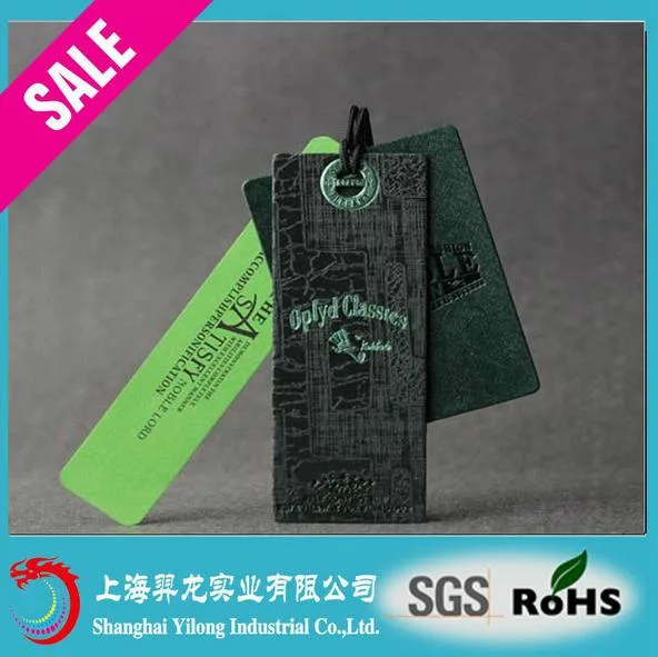 Hot Sale Fashion New Design Paper Hang Tag for Garment