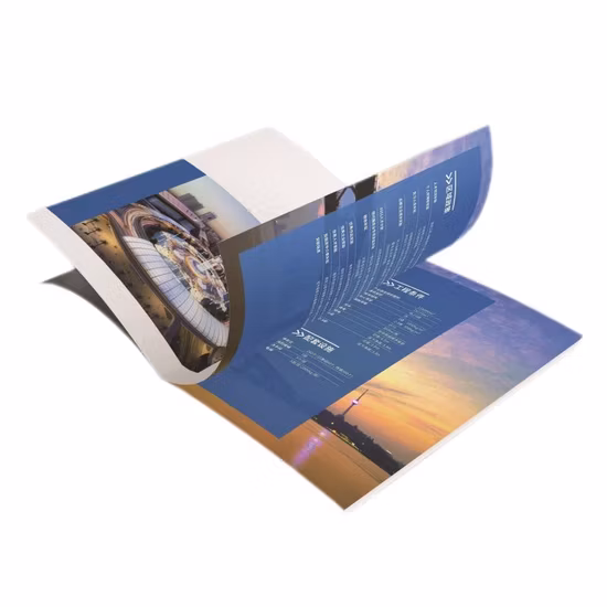 Custom Printing Paper Kitchen Menu Catalog Tri-Fold Brochure with Low Cost