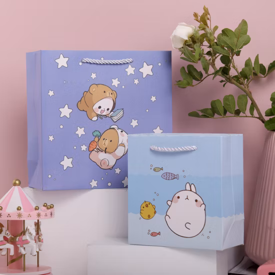 Custom High Quality Cosmetic Paper Printing Shopping Gift Bag