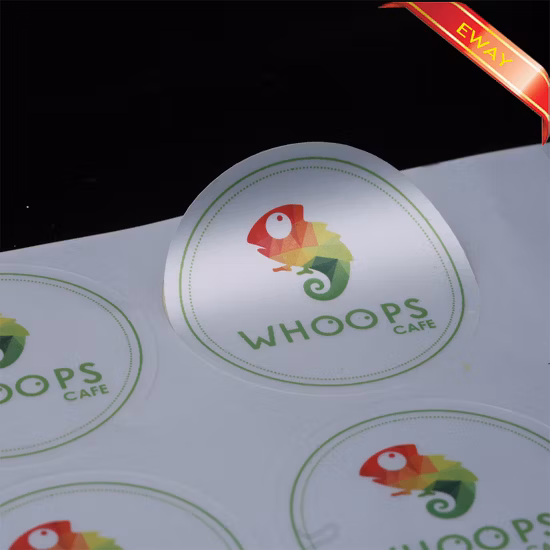 PVC Gold Sticker Warning Label Sticker Custom Permanent Sticker